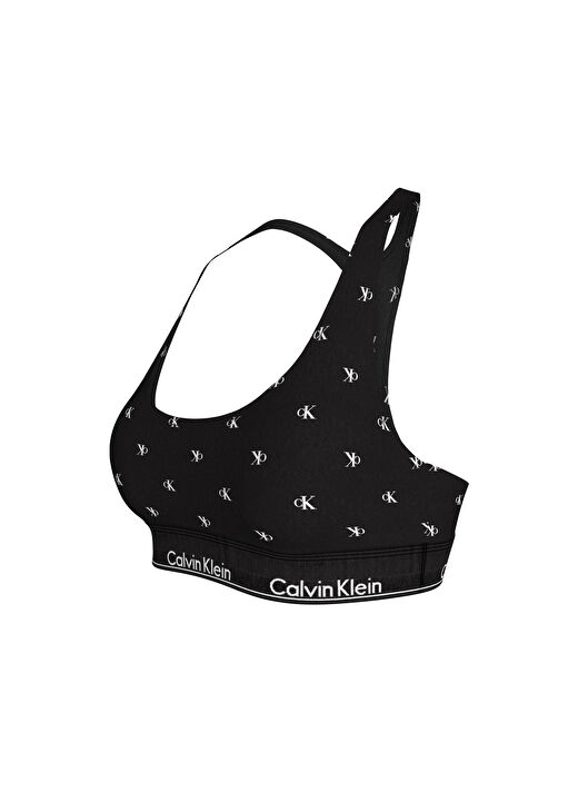 Calvin Klein Siyah Kadın BRALETTE 0000F3785EPCS Baskılı Bralet Sütyen  2