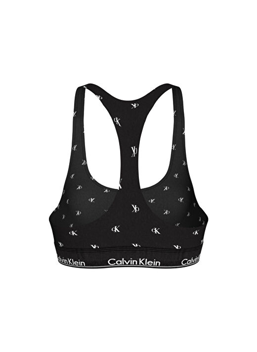 Calvin Klein Siyah Kadın BRALETTE 0000F3785EPCS Baskılı Bralet Sütyen  4