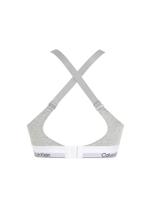 Calvin Klein Gri Kadın LIFT BRALETTE ( ROLLING CHANGE) 000 Bralet Sütyen  2