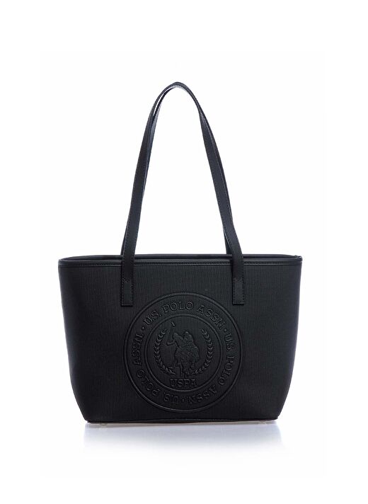 U.S. Polo Assn. Siyah Kadın 29x23x14 cm Omuz Çantası US24732  3