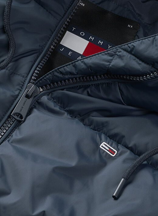 Tommy Jeans Dik Yaka Lacivert Kadın Puffer Mont TJW VAIL PUFFER EXT 3