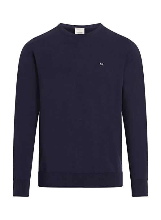 Calvin Klein  Bisiklet Yaka Lacivert Erkek Kazak K10K113549CHW 1