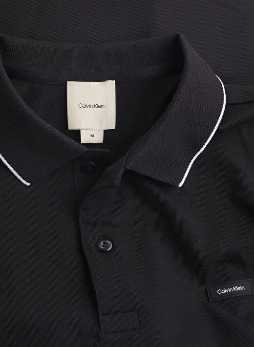 Calvin Klein Siyah Erkek Polo T-Shirt K10K112751BEH 2