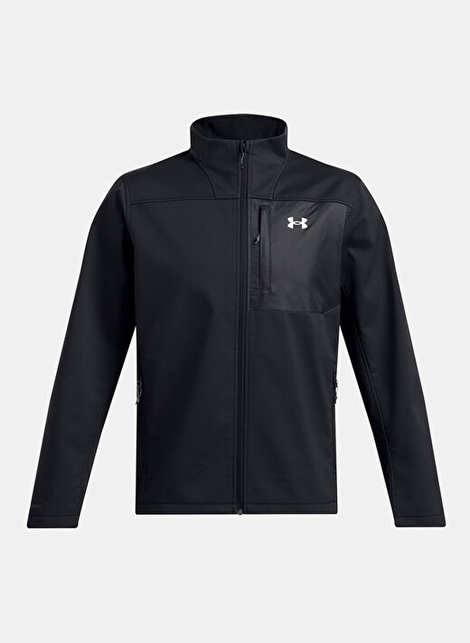 Under Armour Siyah Erkek Fermuarlı Normal Düz Zip Ceket 1371586-003 SHIELD JACKET  3