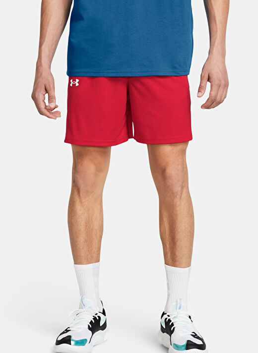 Under Armour Kırmızı Erkek Normal Düz Şort 1383389-600 UA Zone 7 Short  1