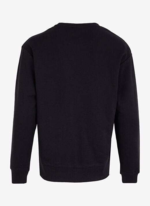 Jack & Jones Siyah Erkek Bisiklet Loose Fit Sweatshirt 12256831_JJOLIVE SWEAT CREW NECK  2