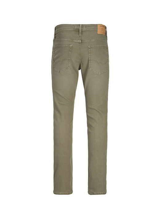 Jack & Jones Haki Erkek Düz Paça Regular Fit  Denim Pantolon 12259114_JJIGLENN JJORIGINAL SQ 913 2