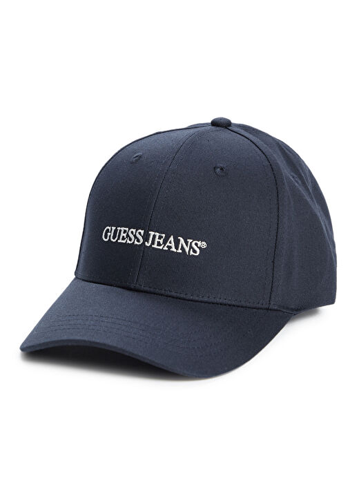 Guess Jeans Lacivert Erkek Şapka M4BZ26WF8V1A71W GJ 3D EMBRO BASEBAL  3