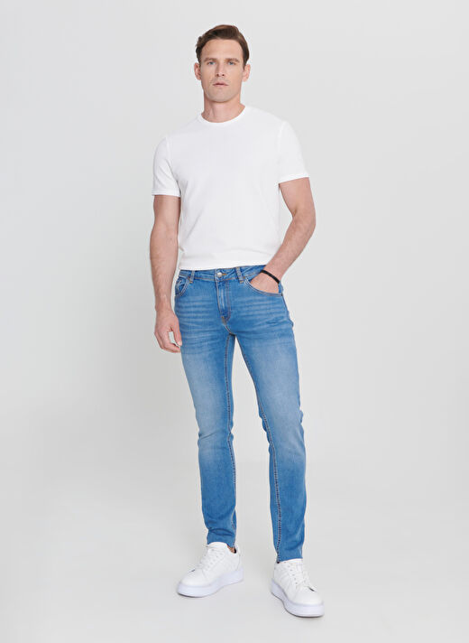 Altınyıldız Classics Mavi Erkek Extra Slim Pantolon ET0100000002  3