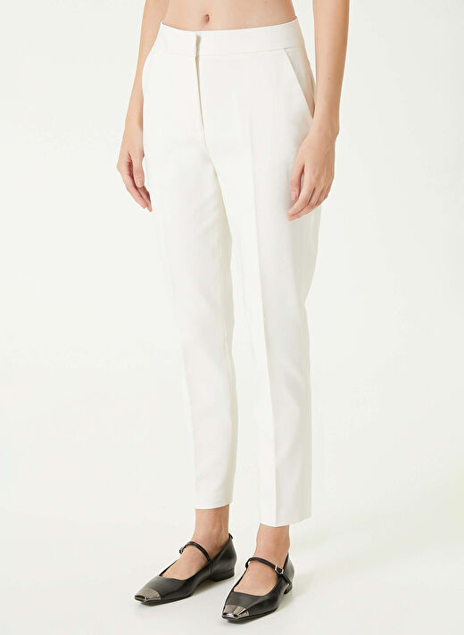 Network Ekru Kadın Skinny Fit Pantolon 1093144  3