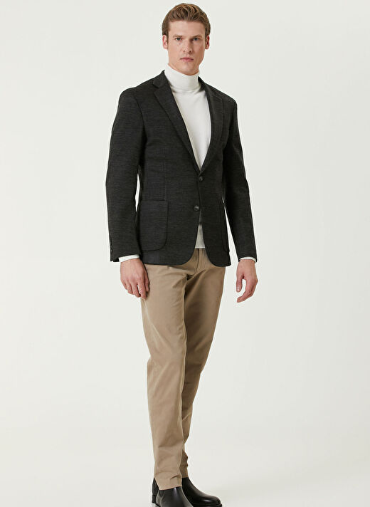 Network Antrasit Erkek Slim Fit Düz Ceket 1093109  3