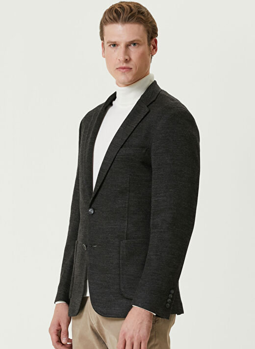 Network Antrasit Erkek Slim Fit Düz Ceket 1093109  4
