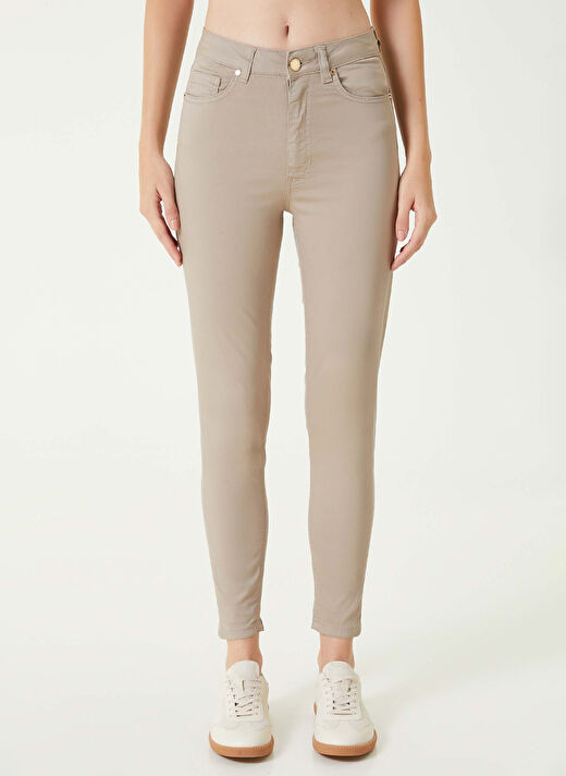 Network Vizon Kadın Skinny Fit Düz Pantolon 1093026  2
