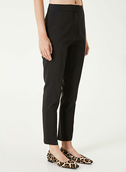 Network Siyah Kadın Skinny Fit Düz Pantolon 1093144  3