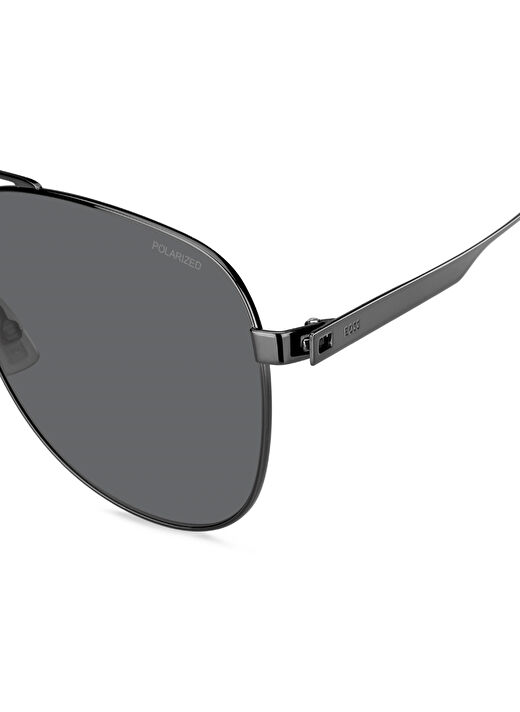 Hugo Boss Gri Erkek Güneş Gözlüğü 207091V8160M9  4