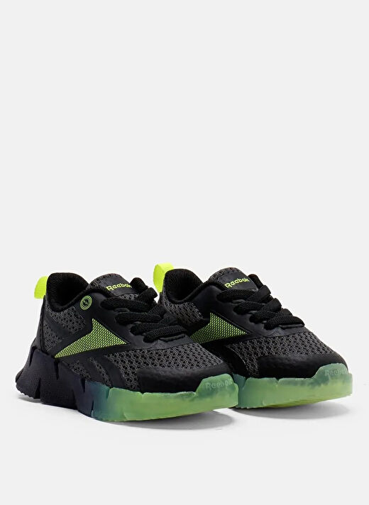 Reebok Siyah  Erkek Çocuk Koşu Ayakkabısı 100206746-ZIG N' GLOW ELASTIC LACE 2
