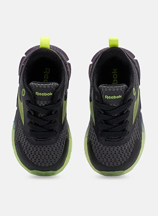 Reebok Siyah  Erkek Çocuk Koşu Ayakkabısı 100206746-ZIG N' GLOW ELASTIC LACE 4
