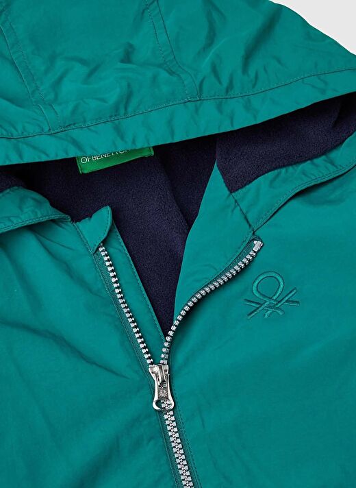 Benetton Koyu Yeşil Erkek Çocuk Düz Ceket 2IGGCN04W 28Y  2