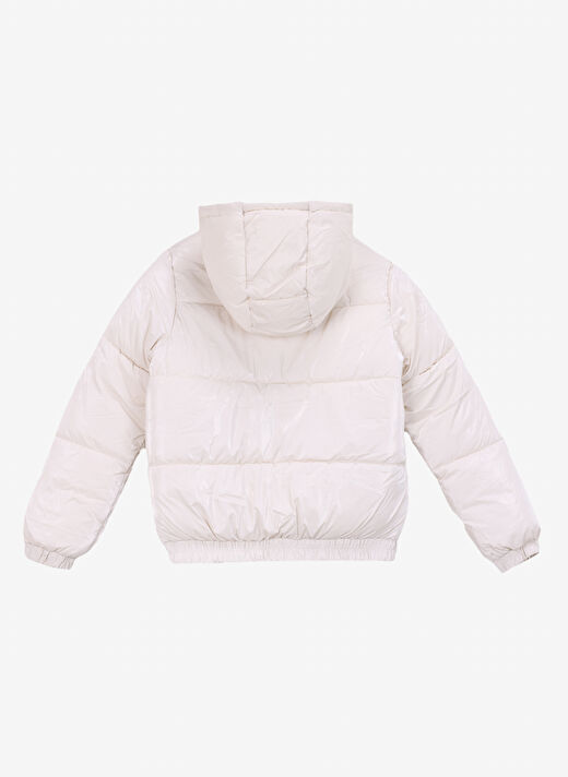 Benetton Krem Kız Çocuk Düz Ceket 27WYCN05A 6R2  2