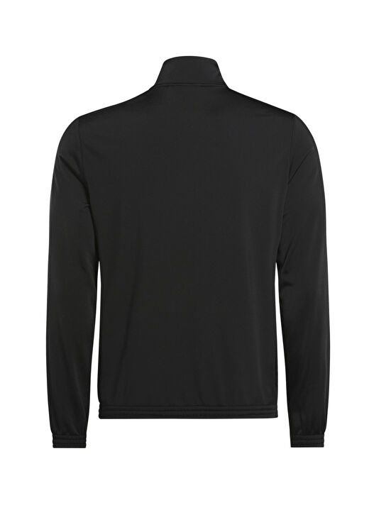 Reebok Siyah Erkek Fermuarlı Normal Düz Zip Ceket 100205923 RI SMALL LOGO KNIT TRACKT  4