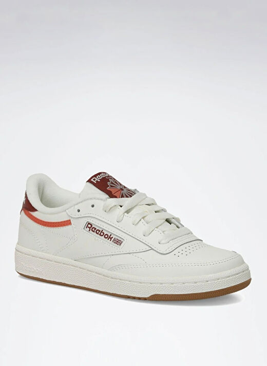 Reebok 100201284 CLUB C 85 Krem Deri Kadın Yürüyüş Ayakkabısı 2