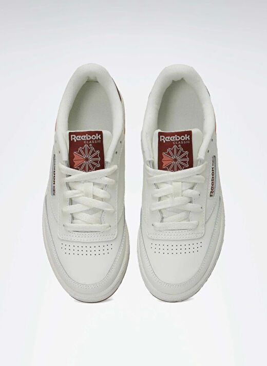 Reebok 100201284 CLUB C 85 Krem Deri Kadın Yürüyüş Ayakkabısı 3