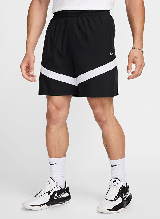 Nike Siyah Erkek Normal Düz Şort FZ0246-010 M NK DF WVN ICON 6IN SHO  2