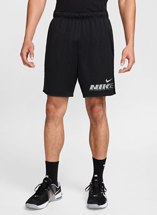 Nike Siyah Erkek Normal Baskılı Şort FV9618-010 M NK DF TOTALITY GFX SHO  1