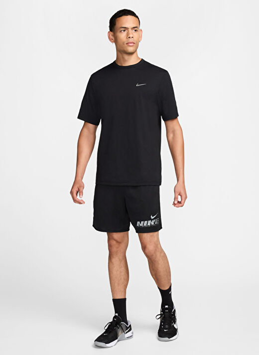 Nike Siyah Erkek Normal Baskılı Şort FV9618-010 M NK DF TOTALITY GFX SHO  2