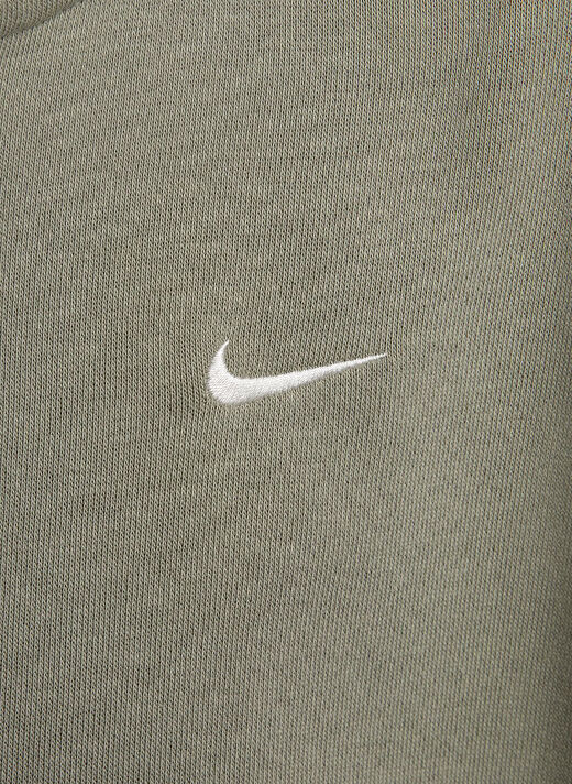 Nike Yeşil Kadın Fermuarlı Oversize Düz Zip Ceket FN2415-320 W NSW NK CHLL FT FZ HDY  4