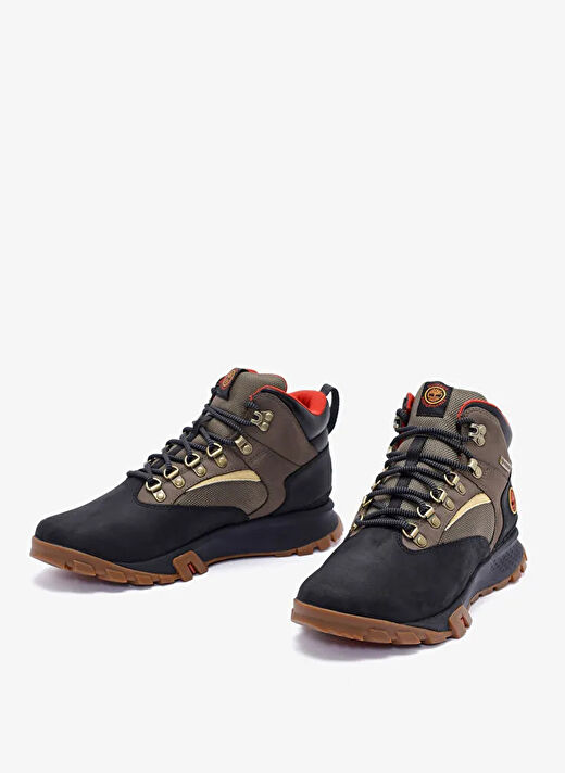 Timberland Siyah Erkek Deri Outdoor Bot TB1A61HV0151_Mt Lincoln MID LACE UP  4