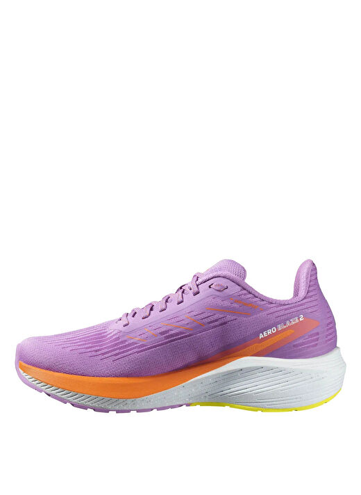Salomon L47426300AERO BLAZE 2 W Lila - Turuncu  Kadın Koşu Ayakkabısı 2