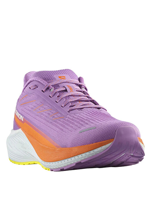 Salomon L47426300AERO BLAZE 2 W Lila - Turuncu  Kadın Koşu Ayakkabısı 3