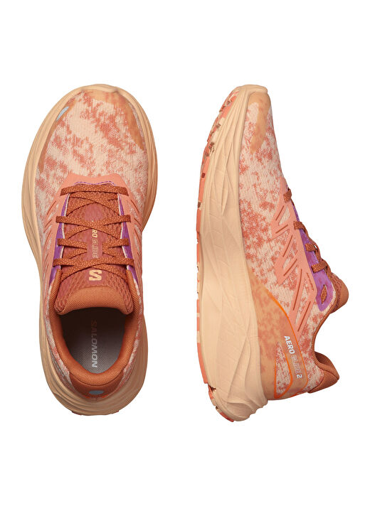Salomon L47426600AERO GLIDE 2 W Turuncu  Kadın Koşu Ayakkabısı 4