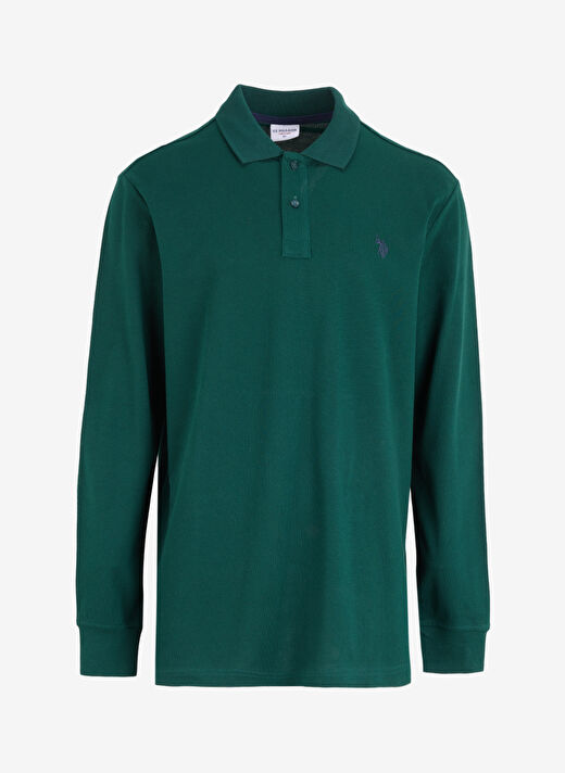 U.S. Polo Assn. Koyu Yeşil Erkek Klasik Regular Fit Sweatshirt G081GL082.000.1926879  1