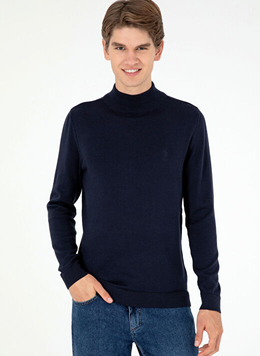 U.S. Polo Assn. Lacivert Erkek Klasik Slim Fit Kazak G081SZ0TK.000.1920947  1