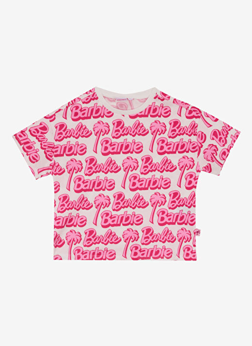 Barbie Çok Renkli Kız Çocuk Desenli Pijama Takımı BRB5SG-PJM6080 1
