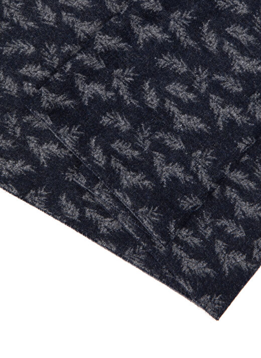 Pierre Cardin Lacivert Erkek Desenli Atkı VISPES26 KASKOL  2