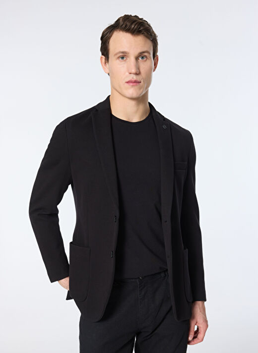 Beymen Business Slim Fit Siyah Erkek Ceket BBE042510165_CEKET TONTE-2 3