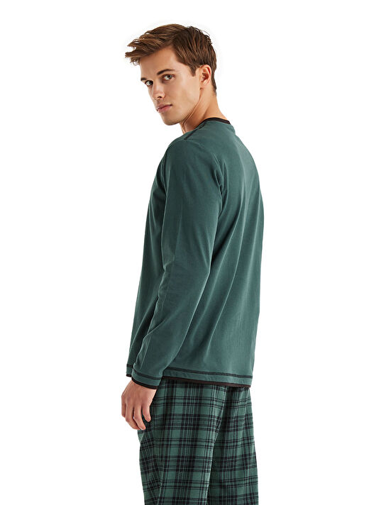 Blackspade Yeşil Erkek Pijama Takımı 40587  4