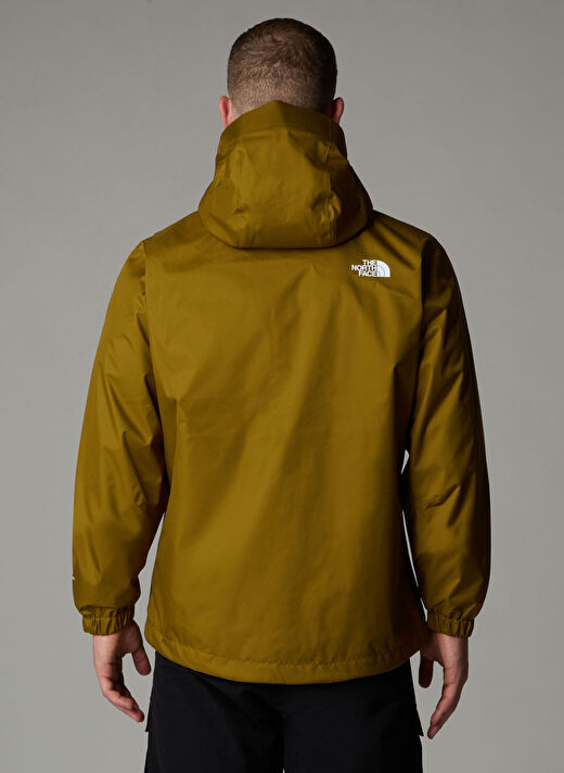 The North Face Yeşil Erkek Kapüşon Normal Düz Yağmurluk NF00A8AZ1OB1_M QUEST JACKET - EU  3