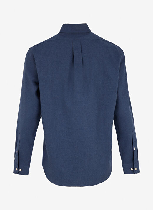 Brooks Brothers Lacivert Erkek Düğmeli Regular Fit Gömlek BBFW23MSH009  2