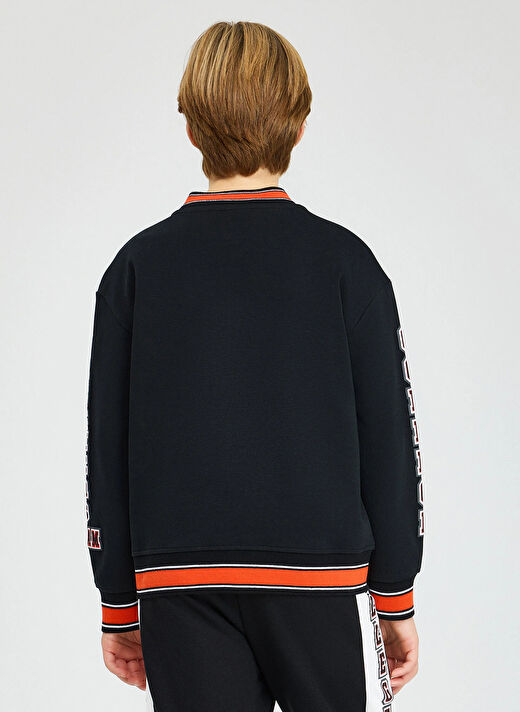 Skechers Siyah Erkek Çocuk Düz Ceket B 2XI-Lock Bomber Jacket-SK242080-0  3