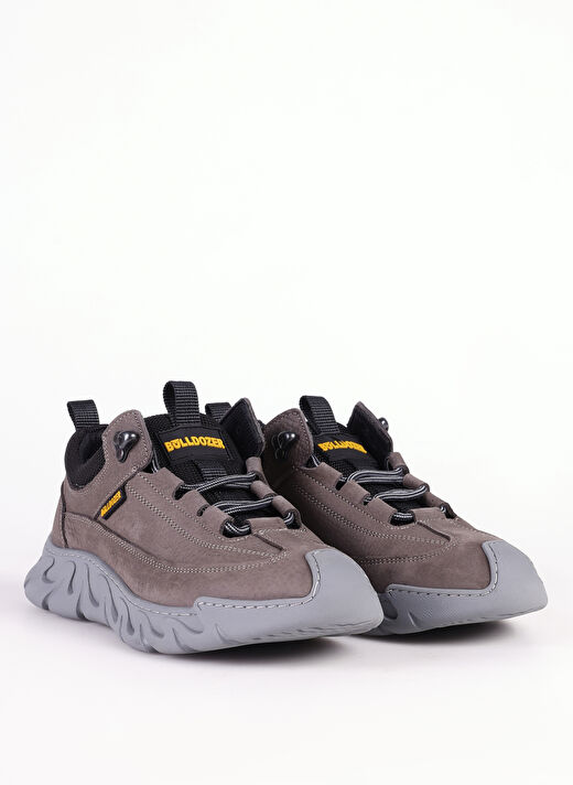 Bulldozer Gri Erkek Deri Sneaker BUL-240003  2