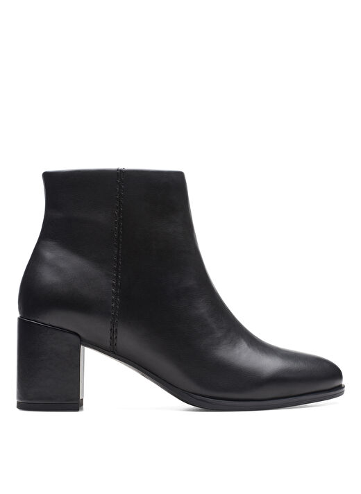 Clarks Siyah Kadın Deri Topuklu Bot 26174797 1