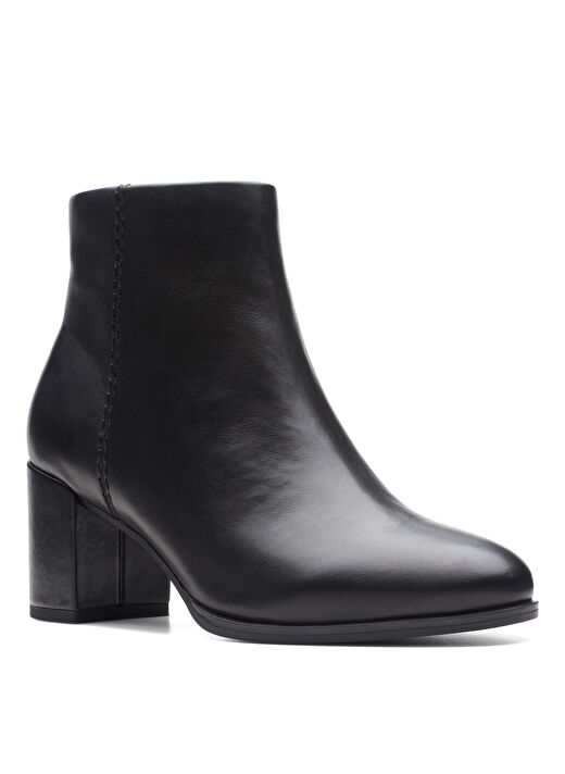 Clarks Siyah Kadın Deri Topuklu Bot 26174797 3