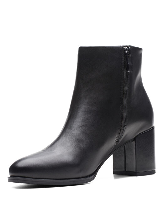 Clarks Siyah Kadın Deri Topuklu Bot 26174797 4