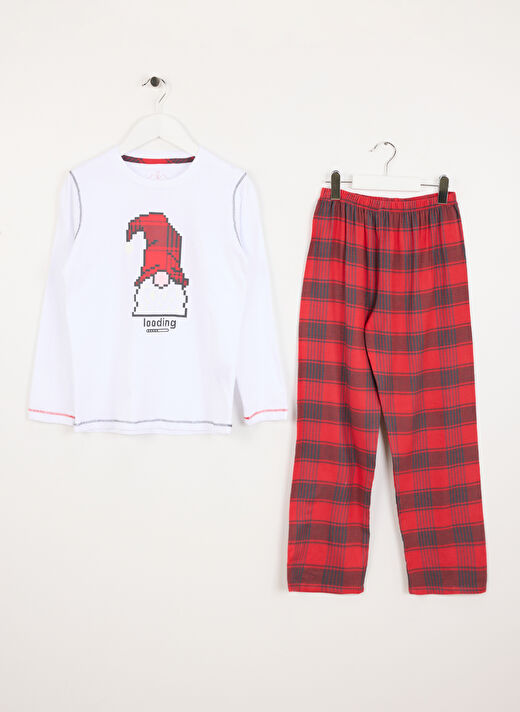 Blackspade Beyaz Kız Çocuk Düz Pijama Takımı 51635  2