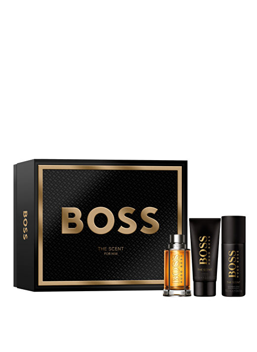Hugo Boss The Scent Xm24 Set Edt100 Deo Spray +150 Shower Gel +100 1