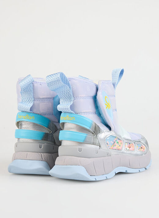 Benetton Gümüş - Lila Kız Çocuk Bot BNI-11079 3